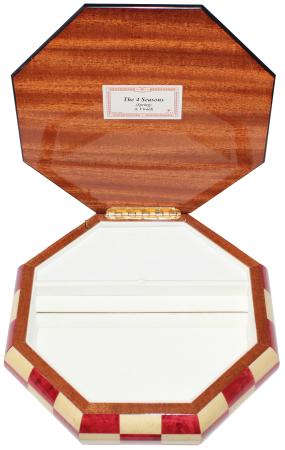 Nr.115M02 Intarsien Rot/Weiss